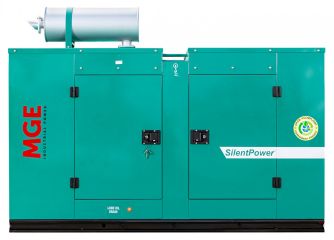 Дизельный генератор MGE P640CS в кожухе с АВР